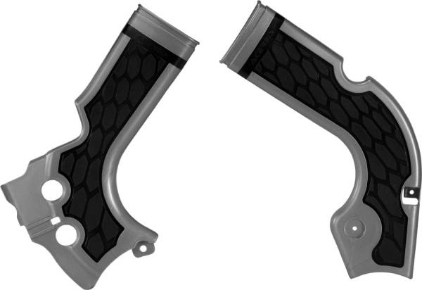 ACERBIS - X-GRIP FRAME GUARD SILVER/BLACK - Image 1