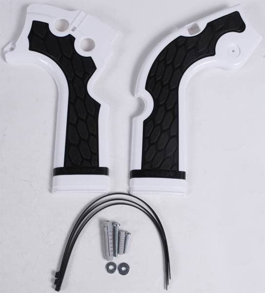 ACERBIS - X-GRIP FRAME GUARD WHITE/BLACK - Image 1