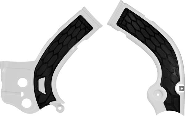 ACERBIS - X-GRIP FRAME GUARD WHITE/BLACK - Image 1