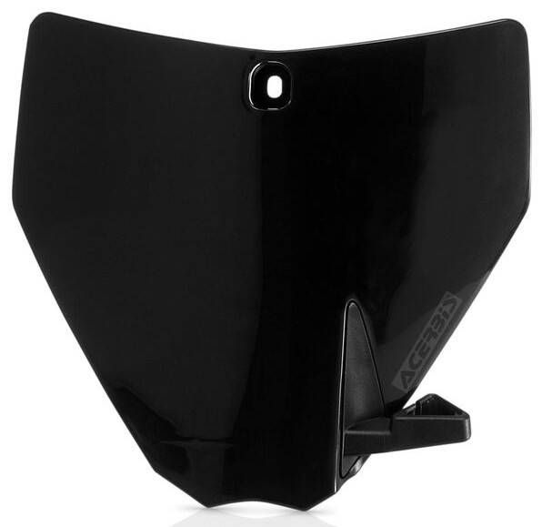 ACERBIS - FRONT NUMBER PLATE BLACK - Image 1