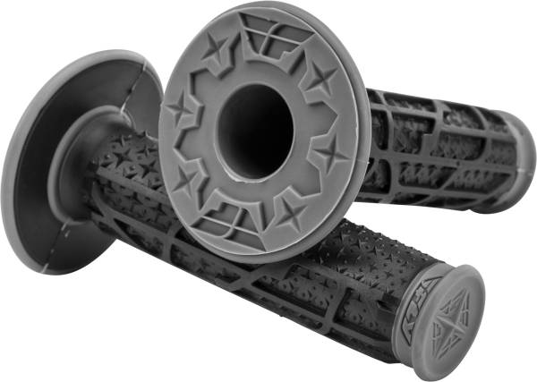 FLY RACING - PILOT II MX GRIPS GREY/BLACK - Image 1