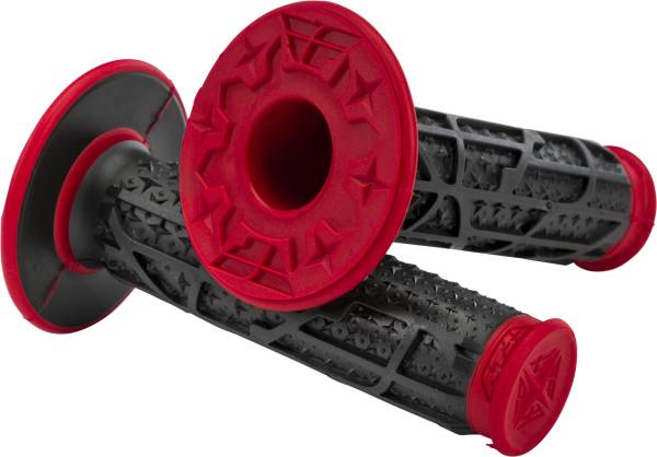 FLY RACING - PILOT II MX GRIPS RED/BLACK - Image 1