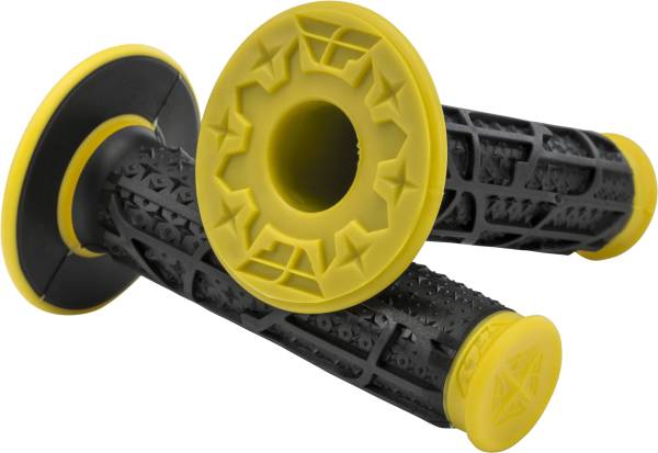 FLY RACING - PILOT II MX GRIPS YELLOW/BLACK - Image 1