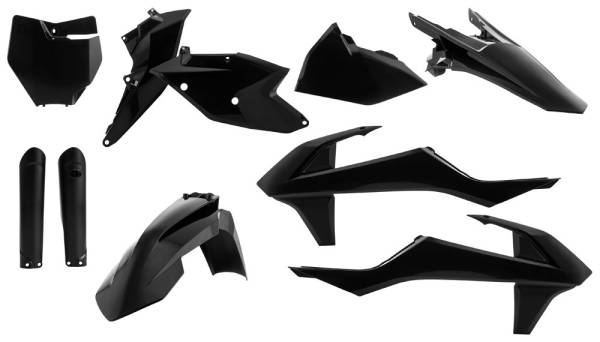 ACERBIS - FULL PLASTIC KIT BLACK - Image 1