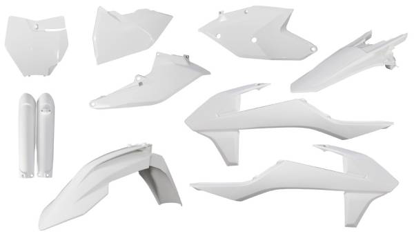 ACERBIS - FULL PLASTIC KIT WHITE - Image 1