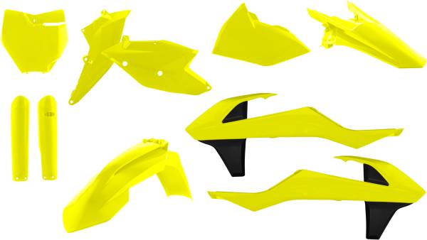 ACERBIS - FULL PLASTIC KIT FLUORESCENT YELLOW - Image 1