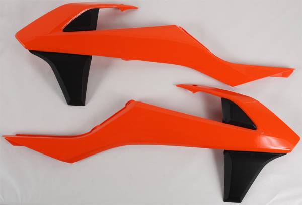 ACERBIS - RADIATOR SHROUDS ORANGE/BLACK - Image 1