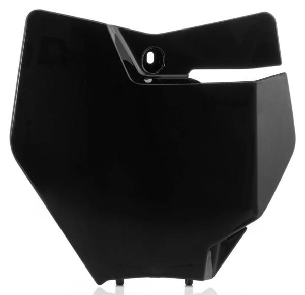 ACERBIS - FRONT NUMBER PLATE BLACK - Image 1