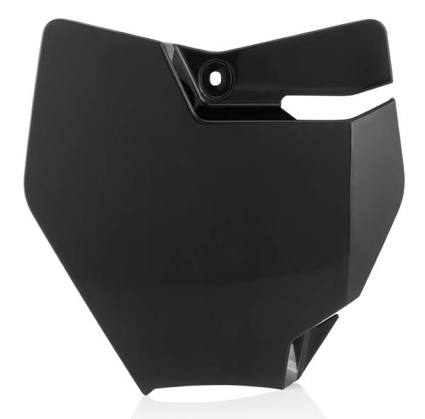 ACERBIS - FRONT NUMBER PLATE BLACK - Image 1