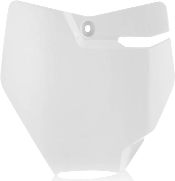 ACERBIS - FRONT NUMBER PLATE WHITE - Image 1