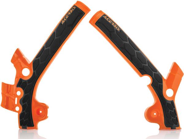 ACERBIS - X-GRIP FRAME GUARD ORANGE/BLACK - Image 1