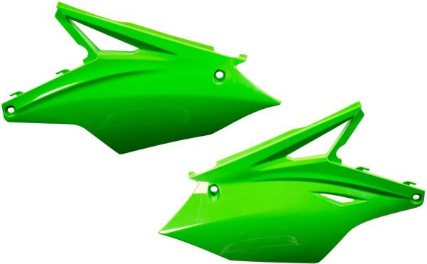 ACERBIS - SIDE PANELS FLUORESCENT GREEN - Image 1