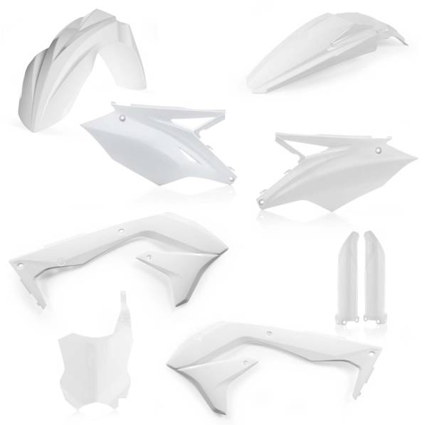 ACERBIS - FULL PLASTIC KIT WHITE - Image 1