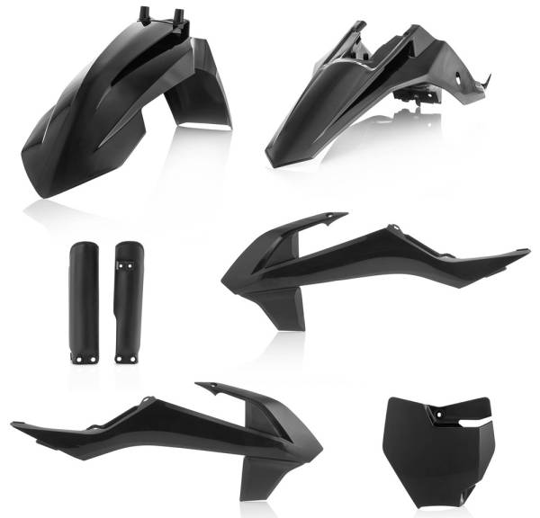 ACERBIS - FULL PLASTIC KIT BLACK - Image 1