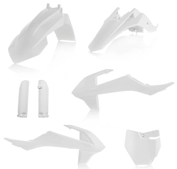 ACERBIS - FULL PLASTIC KIT WHITE - Image 1