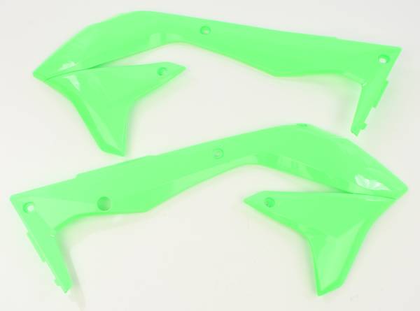 ACERBIS - RADIATOR SHROUDS FLUORESCENT GREEN - Image 1