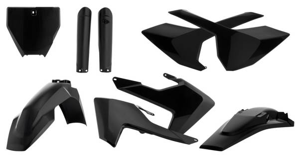 ACERBIS - FULL PLASTIC KIT BLACK - Image 1