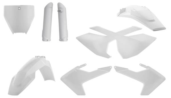 ACERBIS - FULL PLASTIC KIT WHITE - Image 1