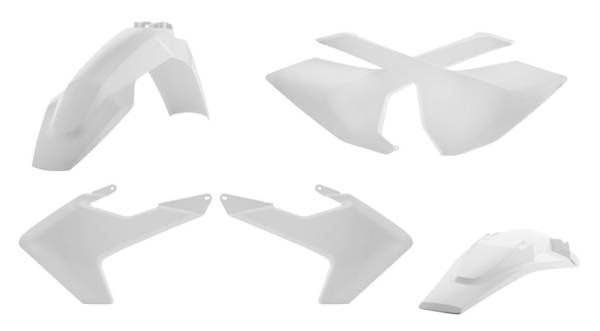 ACERBIS - FULL PLASTIC KIT WHITE - Image 1