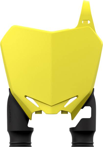 ACERBIS - FRONT NUMBER PLATE YELLOW/BLACK - Image 1