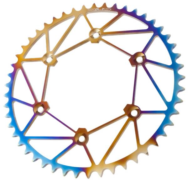 DIRT TRICKS - REAR SPROCKET CHROMOLY STL/ZIR 50T-520 CHROMATIC HON - Image 1