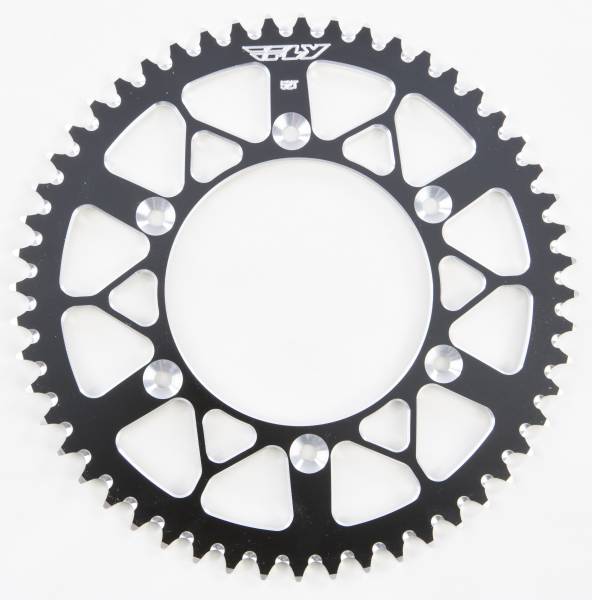 FLY RACING - REAR SPROCKET ALUMINUM 52T-520 BLK HON - Image 1