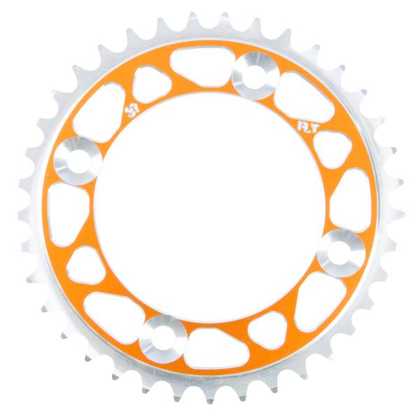 FLY RACING - REAR SPROCKET ALUMINUM 37T-415 ORG HUSQ/KTM - Image 1