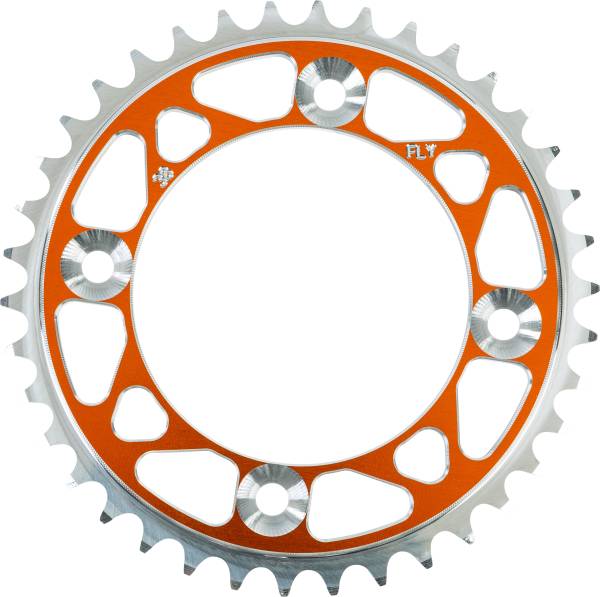 FLY RACING - REAR SPROCKET ALUMINUM 38T-415 ORG HUSQ/KTM - Image 1