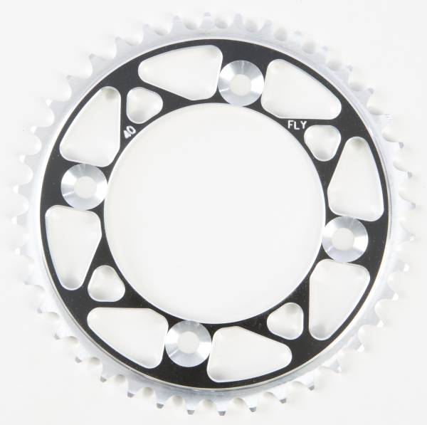 FLY RACING - REAR SPROCKET ALUMINUM 40T-415 BLK HUSQ/KTM - Image 1