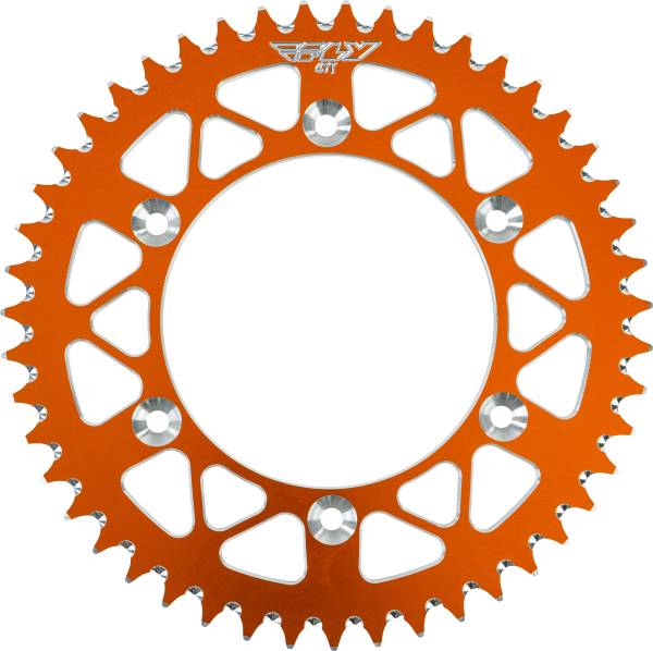 FLY RACING - REAR SPROCKET ALUMINUM 47T-520 ORG HUSQ/KTM - Image 1