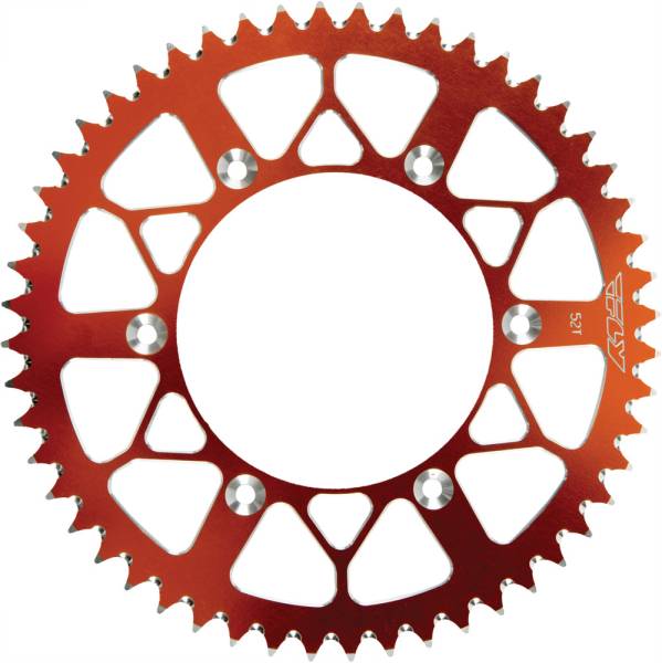 FLY RACING - REAR SPROCKET ALUMINUM 52T-520 ORG HUSQ/KTM - Image 1