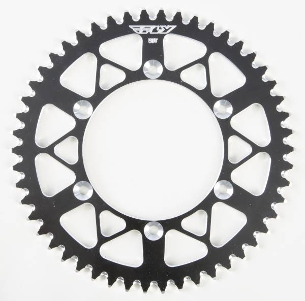 FLY RACING - REAR SPROCKET ALUMINUM 50T-520 BLK SUZ - Image 1