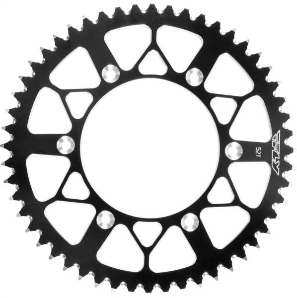 FLY RACING - REAR SPROCKET ALUMINUM 52T-520 BLK SUZ - Image 1