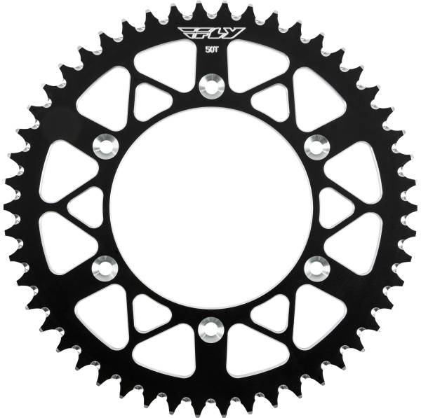 FLY RACING - REAR SPROCKET ALUMINUM 50T-520 BLK BETA - Image 1