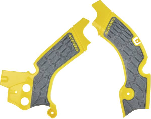 ACERBIS - X-GRIP FRAME GUARD GREY/YELLOW - Image 1