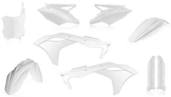 ACERBIS - FULL PLASTIC KIT WHITE - Image 1