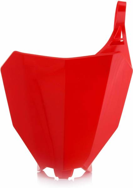 ACERBIS - FRONT NUMBER PLATE RED - Image 1