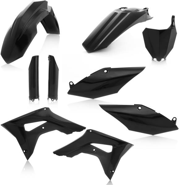 ACERBIS - FULL PLASTIC KIT BLACK - Image 1