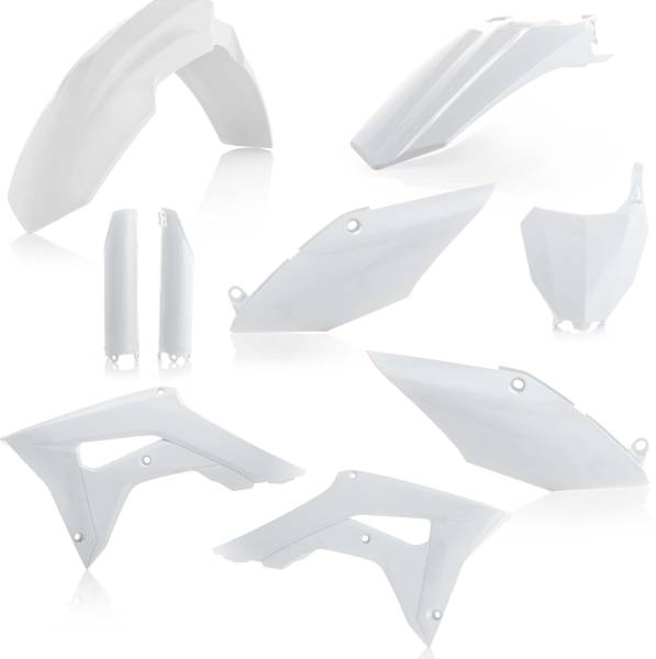 ACERBIS - FULL PLASTIC KIT WHITE - Image 1