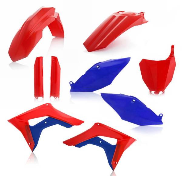 ACERBIS - FULL PLASTIC KIT RED/WHITE/BLUE - Image 1