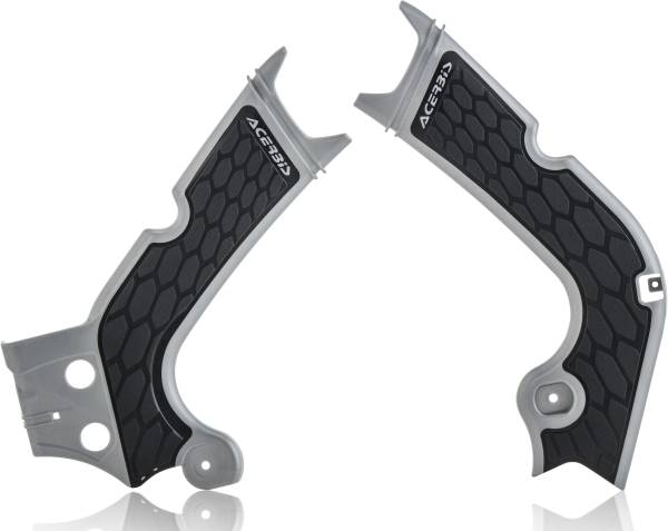 ACERBIS - X-GRIP FRAME GUARD SILVER/BLACK - Image 1