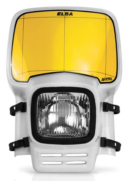 ACERBIS - HEADLIGHT ELBA 2 WHITE 12V/35W - Image 1