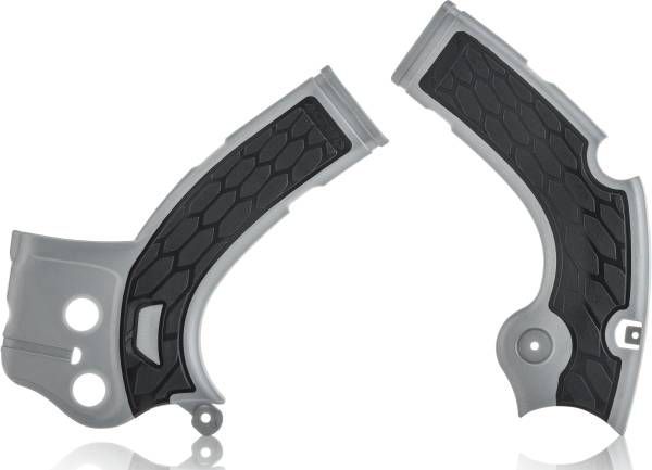 ACERBIS - X-GRIP FRAME GUARD SILVER/BLACK - Image 1