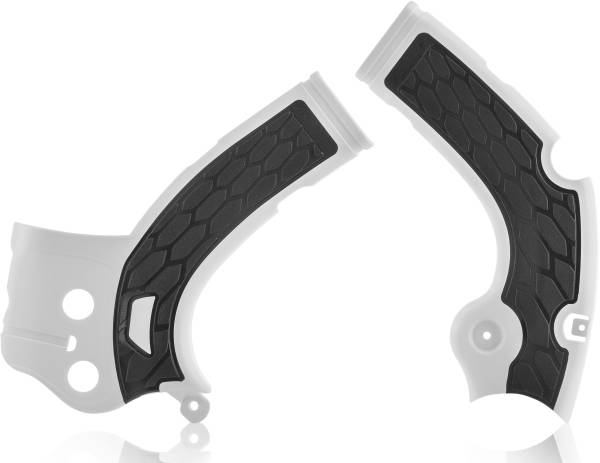 ACERBIS - X-GRIP FRAME GUARD WHITE/BLACK - Image 1