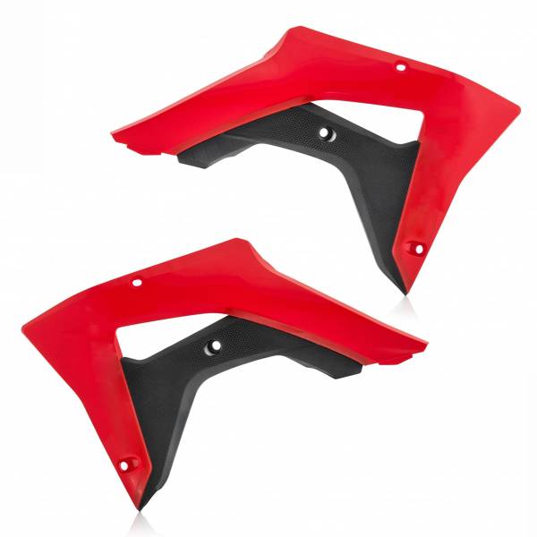 ACERBIS - RADIATOR SHROUDS RED/BLACK - Image 1