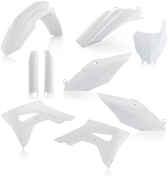 ACERBIS - FULL PLASTIC KIT WHITE - Image 1