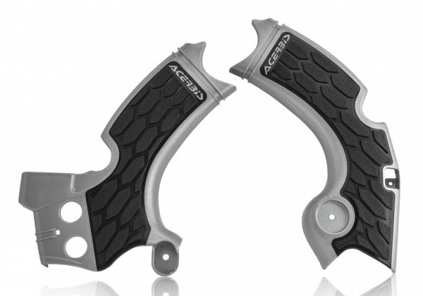 ACERBIS - X-GRIP FRAME GUARD SILVER/BLACK - Image 1