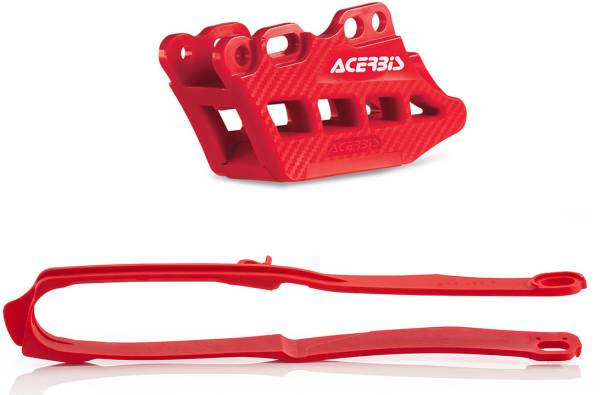 ACERBIS - CHAIN GUIDE SLIDER KIT RED - Image 1