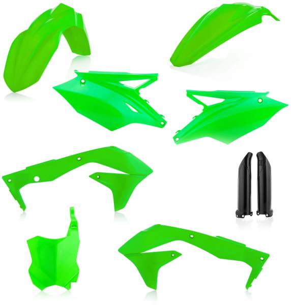 ACERBIS - FULL PLASTIC KIT FLUORESCENT GREEN - Image 1