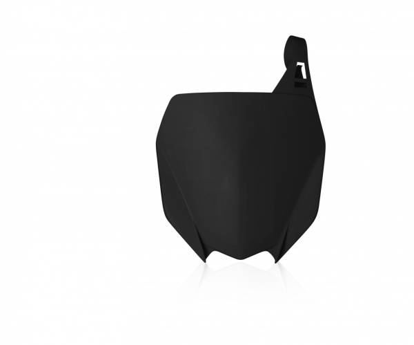 ACERBIS - FRONT NUMBER PLATE BLACK - Image 1